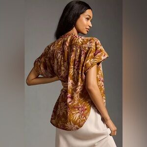 Anthropologie Pilcro Batwing Blouse 100% cotton